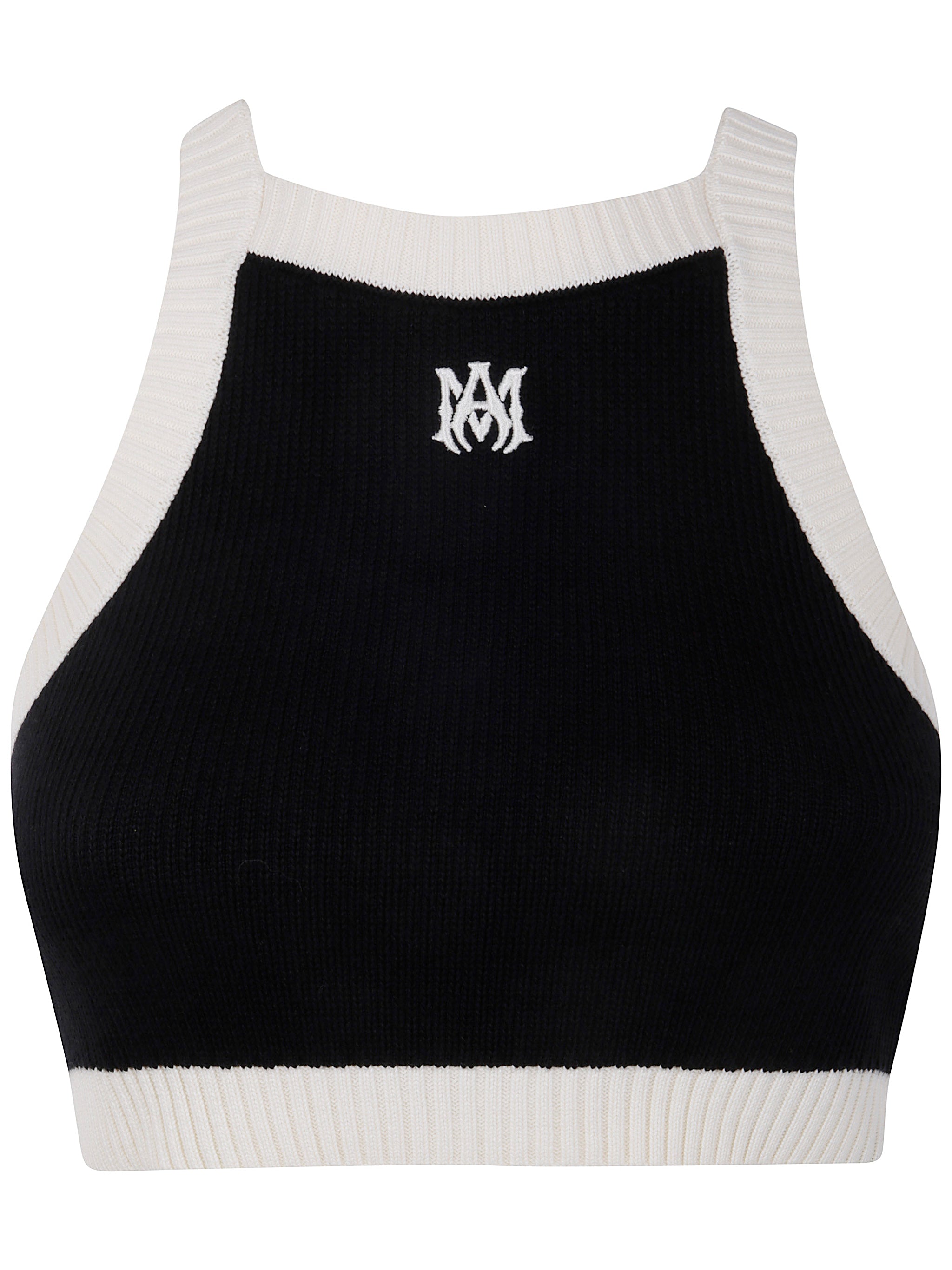 "MA" CROPPED TANK AMIRI BLACK XS