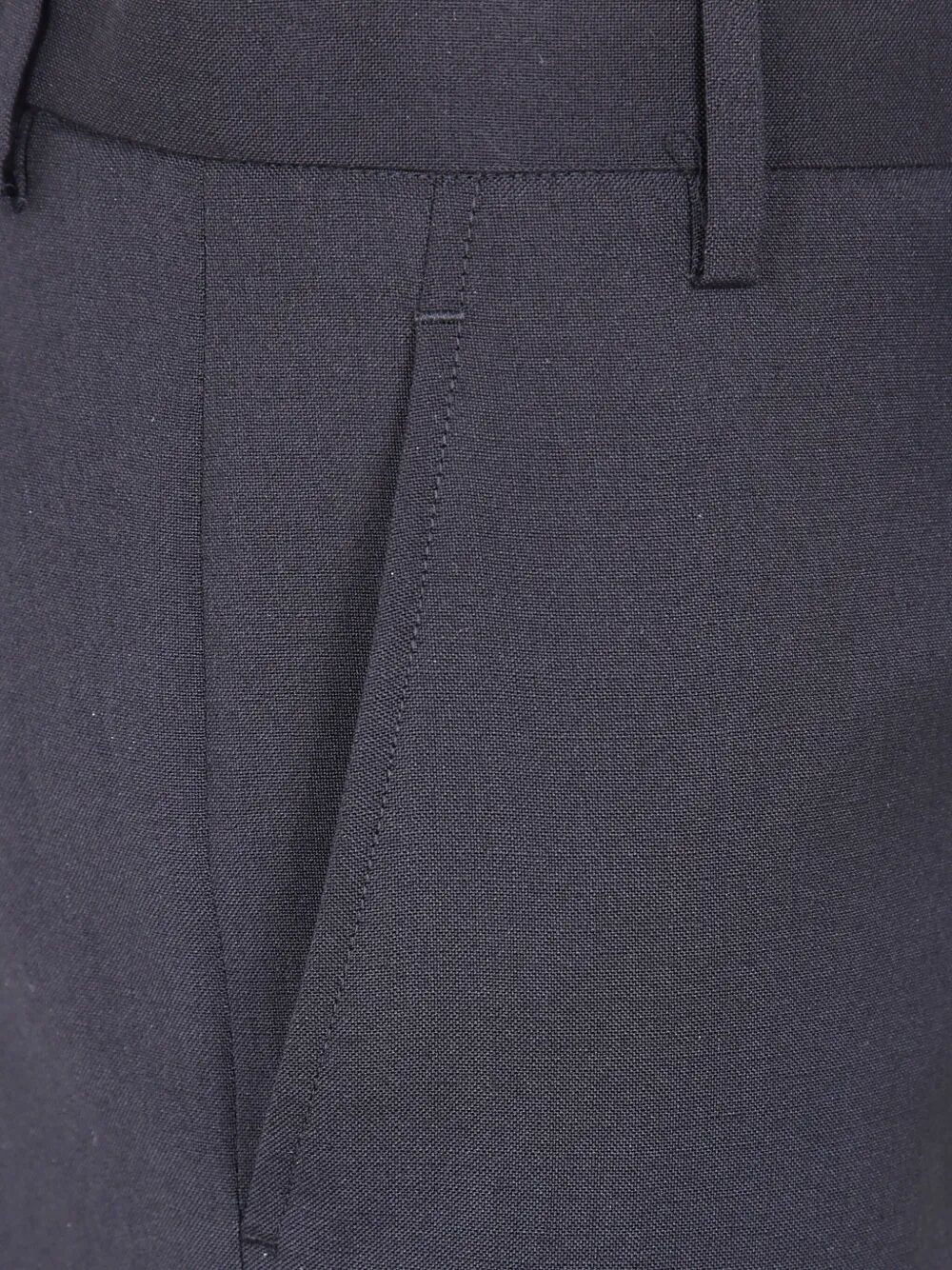 "RAEL" CIGARETTE TROUSERS WITH RAW EDGE COTTON DETAIL Ann Demeulemeester