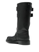 "OSMO" ROUNDED BOOTS WITH BELTS Ann Demeulemeester