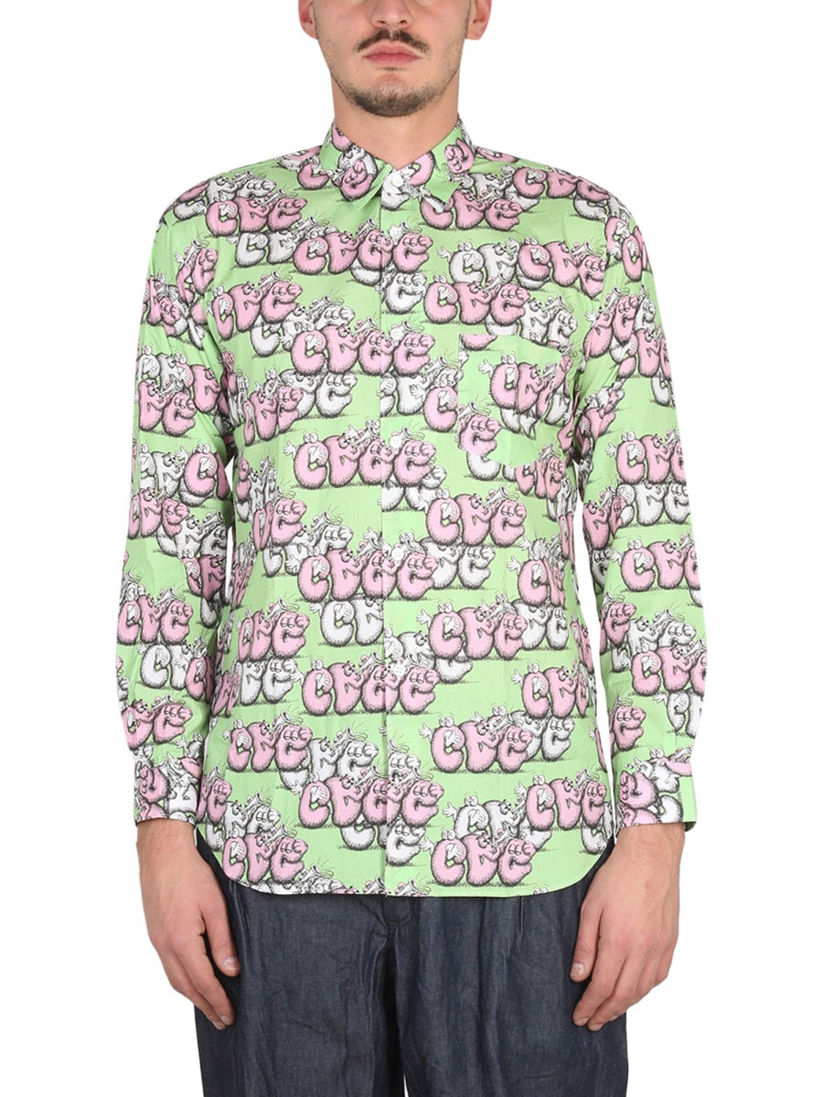 SHIRT WITH PRINT X KAWS COMME DES GARÇONS SHIRT MULTICOLOUR S