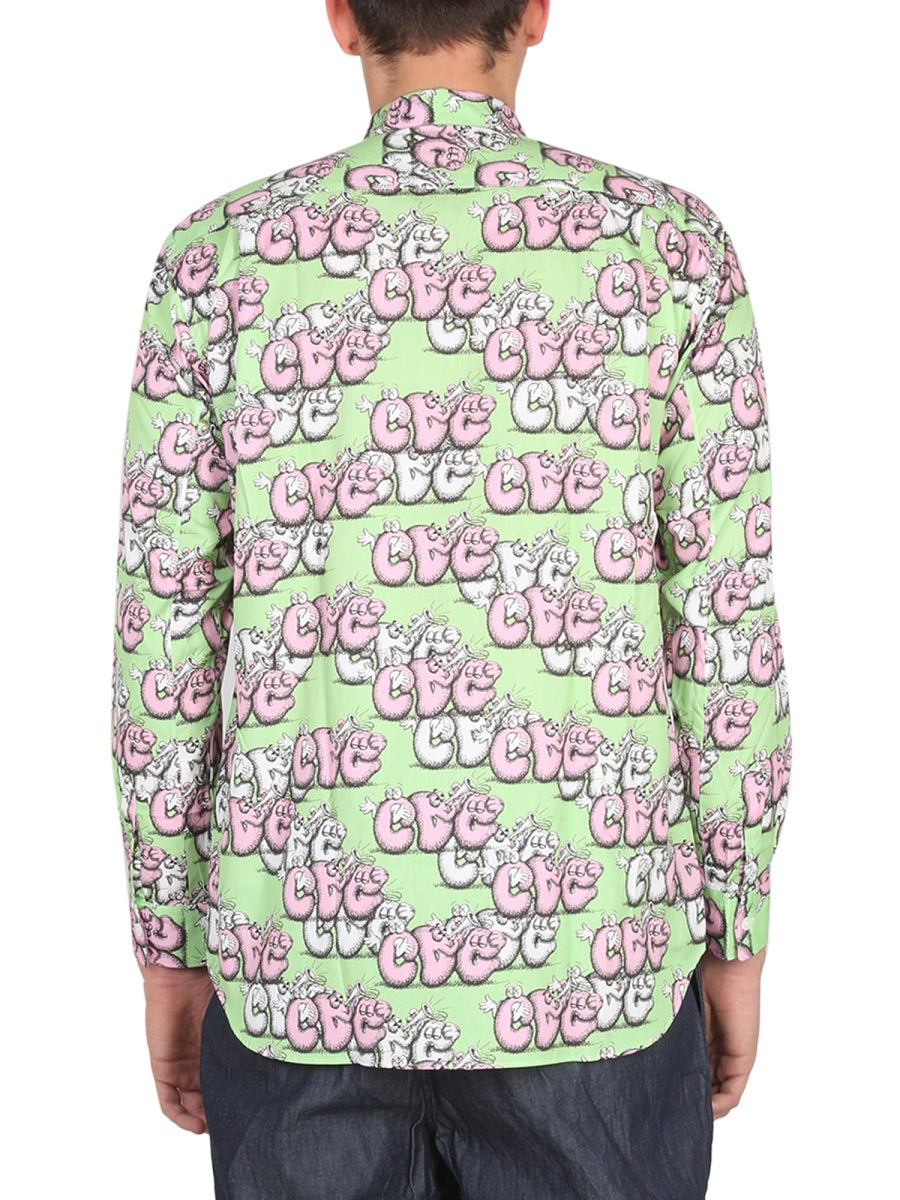 SHIRT WITH PRINT X KAWS COMME DES GARÇONS SHIRT