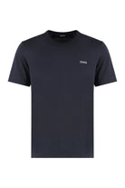 COTTON CREW-NECK T-SHIRT Zegna blue 48