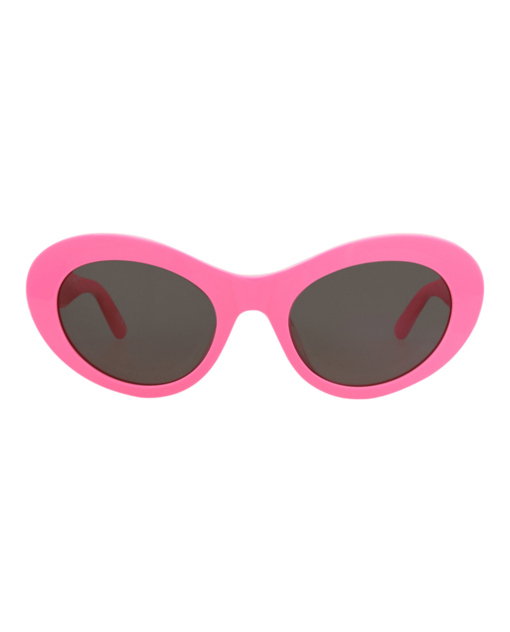 Multicolor round-frame sunglasses in recycled acetate by Balenciaga, front view