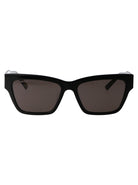 BLACK BLACK GREY ACETATE SUNGLASSES Balenciaga BLACK BLACK GREY 56