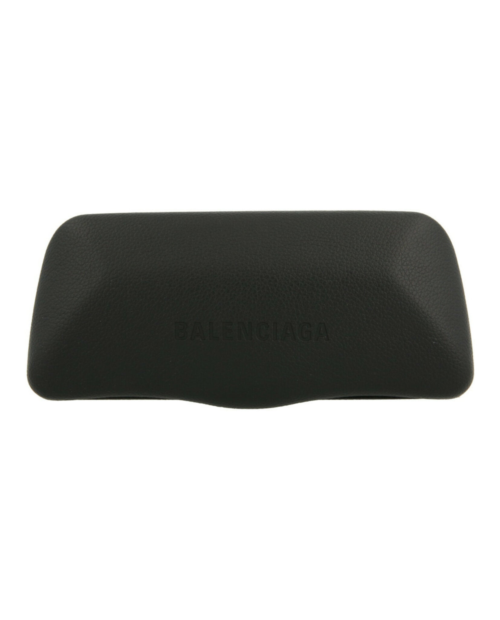 Balenciaga wrap sunglasses with brown lenses, alternate angle