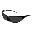 BLACK-BLACK-GREY ALLUMINIUM SUNGLASSES Balenciaga BLACK-BLACK-GREY 70