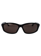 ACETATE BLACK SUNGLASSES Balenciaga BLACK-BLACK-GREY 60