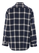 BLUE ORGANIC COTTON SHIRTS ACNE Studios