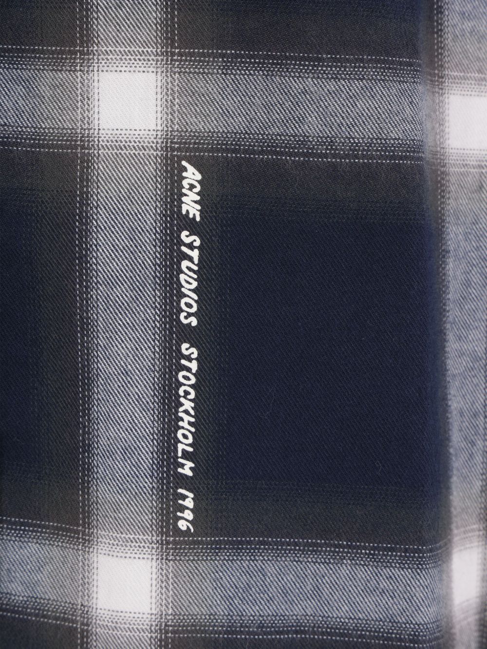 BLUE ORGANIC COTTON SHIRTS ACNE Studios