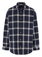 BLUE ORGANIC COTTON SHIRTS ACNE Studios BLUE 46