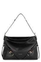 VOYOU MEDIA LEATHER SHOULDER BAG Givenchy black TU