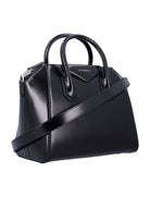 BLACK LEATHER SMALL ANTIGONA HANDBAG Givenchy