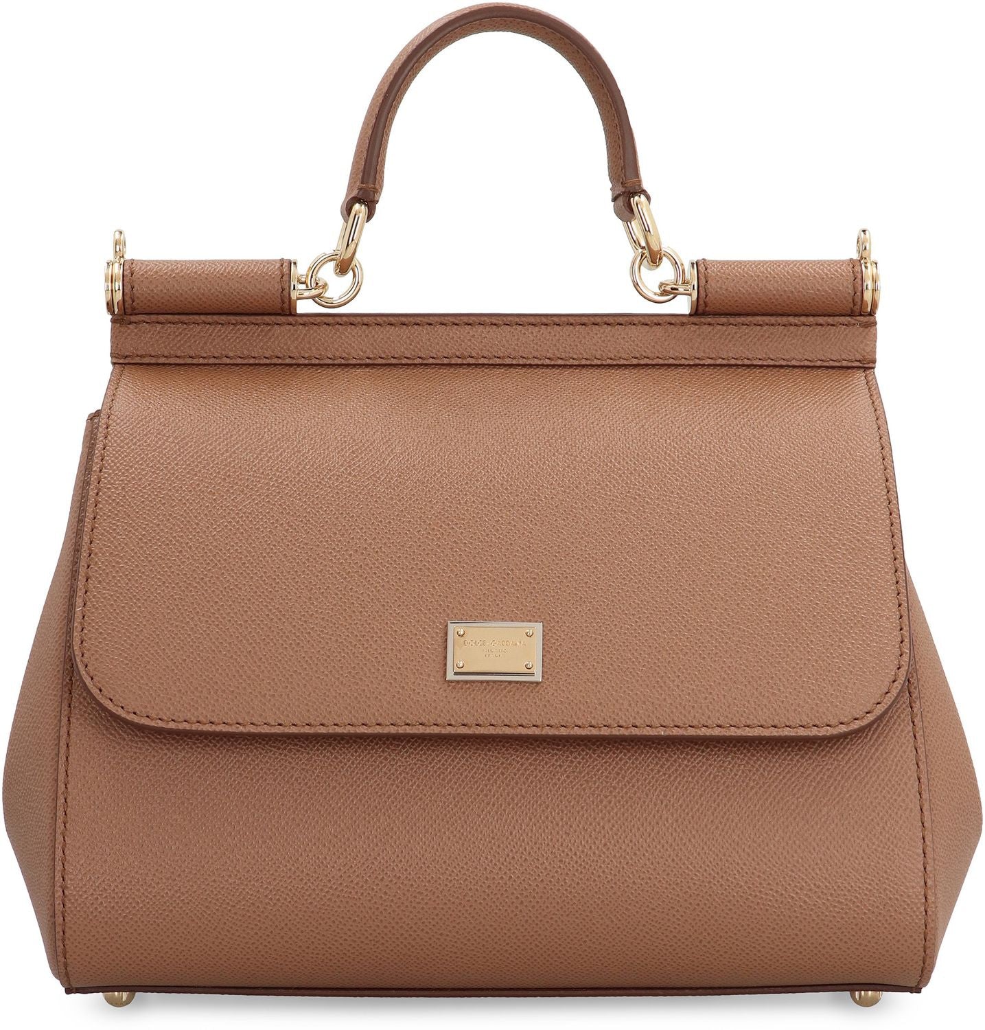 SICILY GRANDE LEATHER HANDBAG Dolce & Gabbana