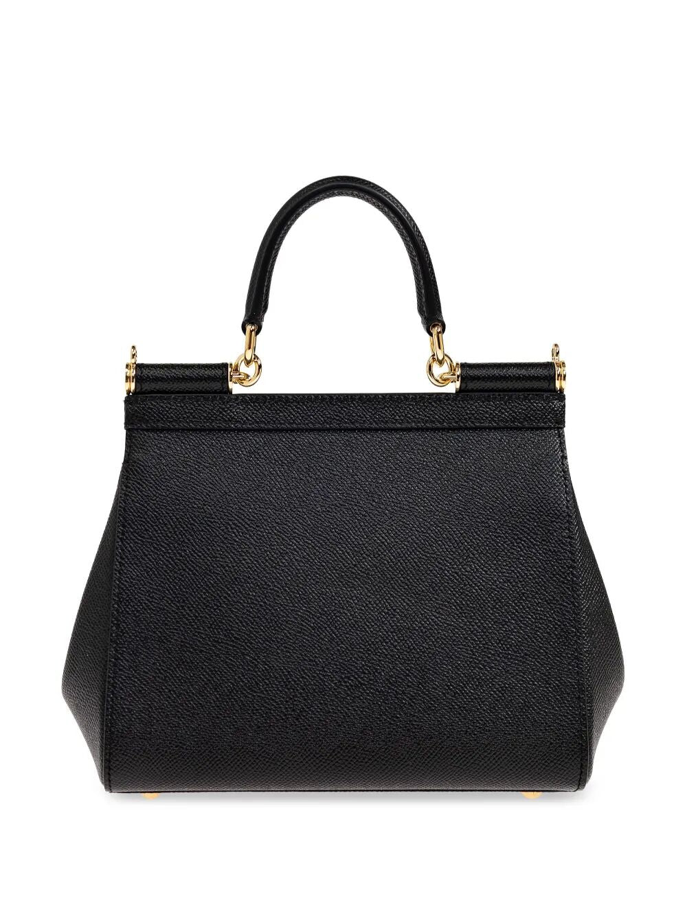SICILY MEDIA LEATHER HANDBAG Dolce & Gabbana