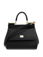 SICILY MEDIA LEATHER HANDBAG Dolce & Gabbana black TU