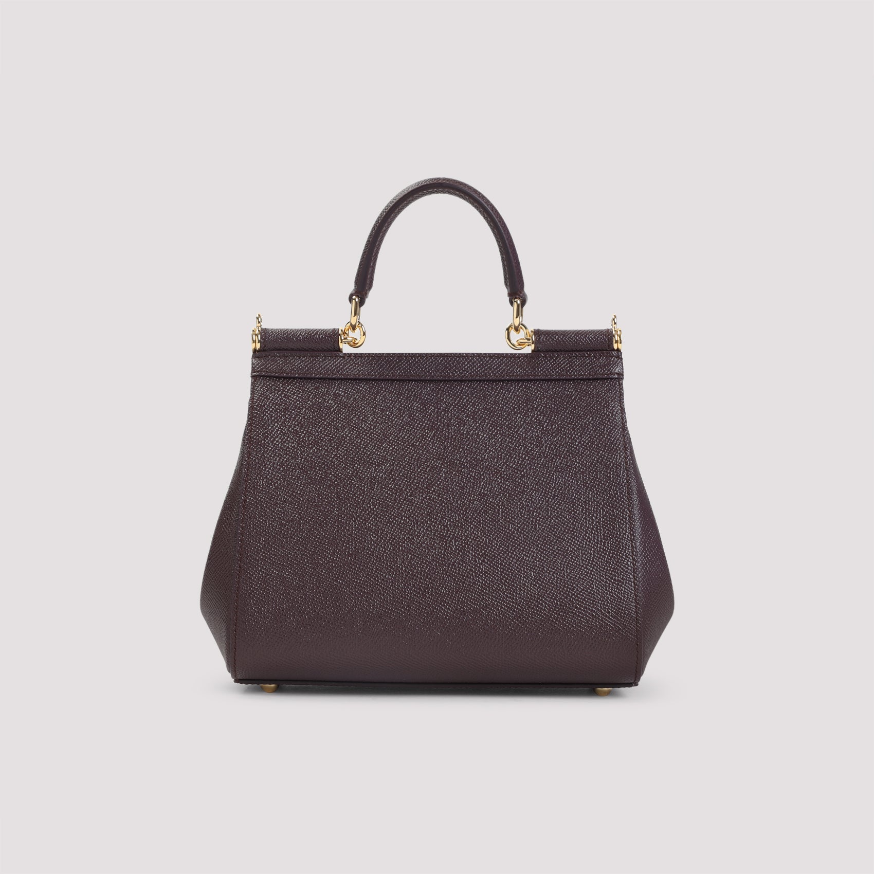 SICILY MEDIA LEATHER HANDBAG Dolce & Gabbana