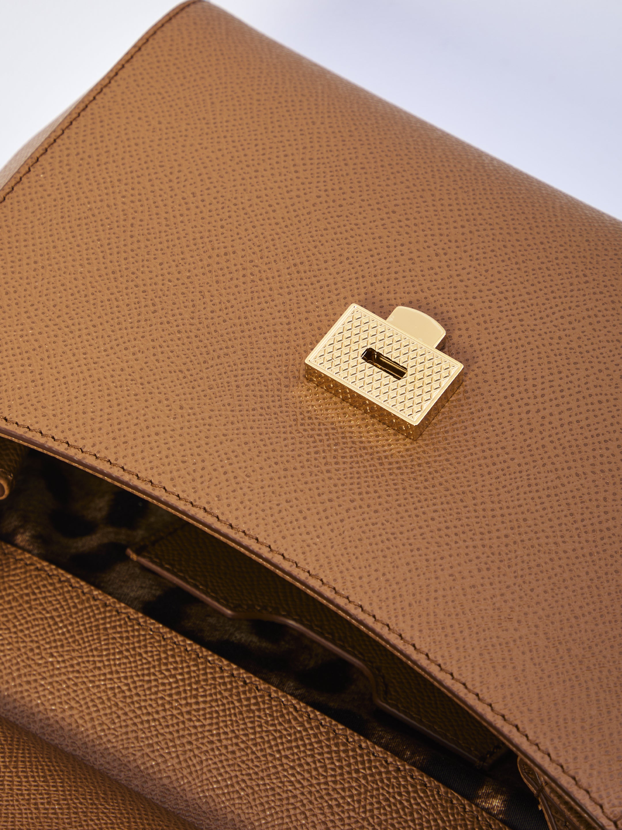 SICILY MEDIA LEATHER HANDBAG Dolce & Gabbana
