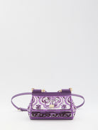 SMALL SICILY LEATHER HANDBAG Dolce & Gabbana purple TU
