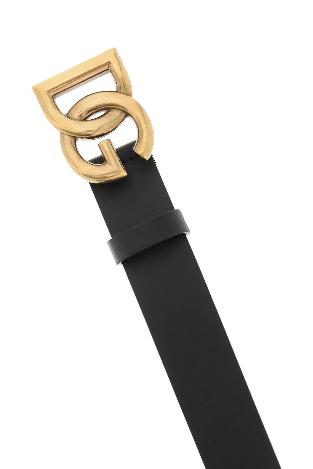BLACK LEATHER BELT Dolce & Gabbana
