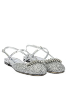 SILVER CALF SANDALS Jimmy Choo