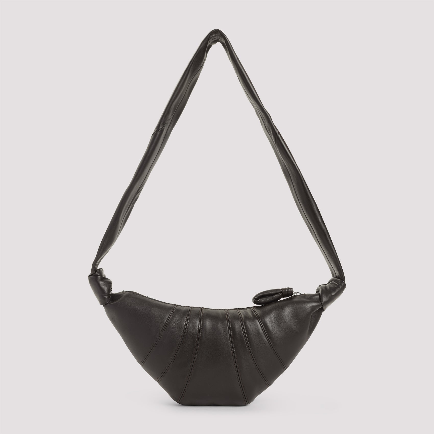 LEATHER CROISSANT ZIP BAG Lemaire