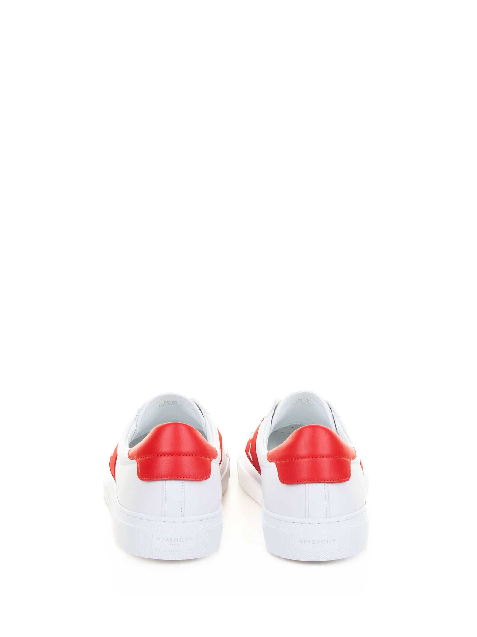 WHITE RED LEATHER SNEAKERS Givenchy
