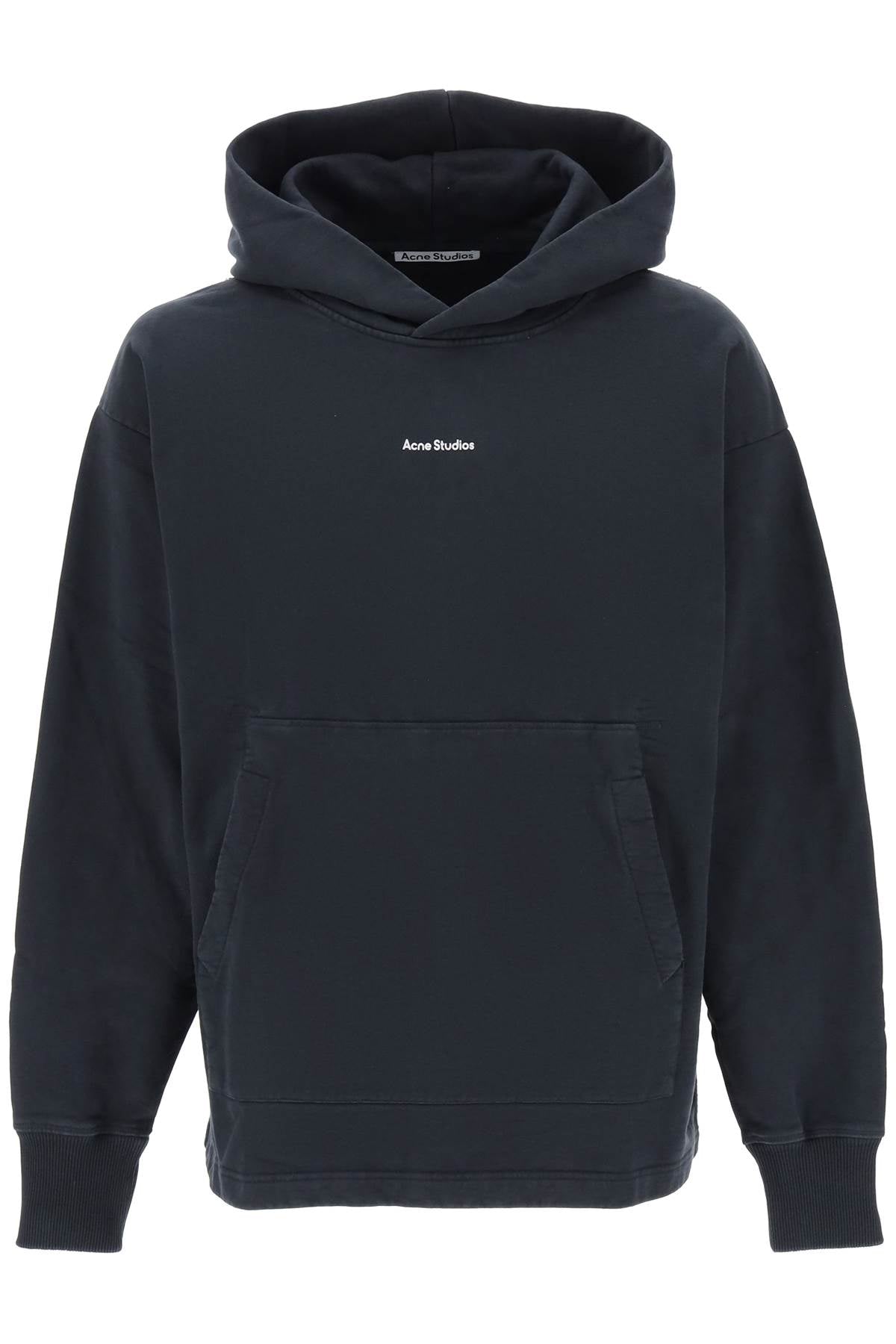 HOODED SWEATSHIRT WITH LOGO ACNE Studios BLACK 46/S