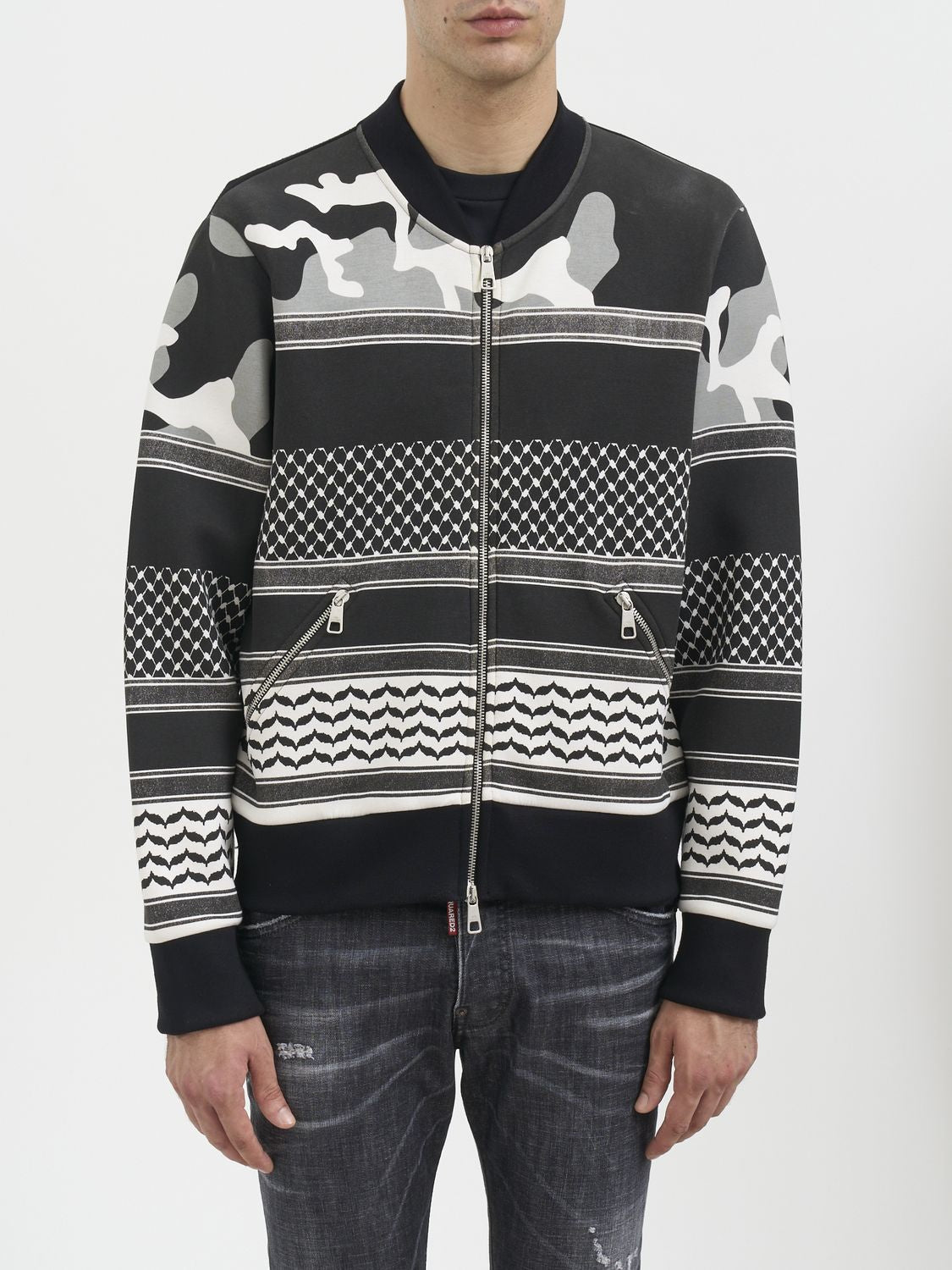LIGHT NEOPRENE SWEATSHIRT Neil Barrett BLACK S
