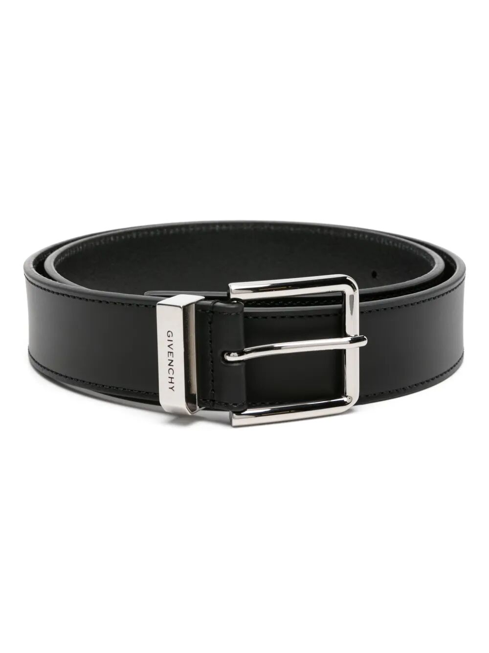 SMOOTH LEATHER GENTLEMAN BELT Givenchy BLACK 90