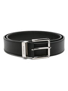 SMOOTH LEATHER GENTLEMAN BELT Givenchy BLACK 90
