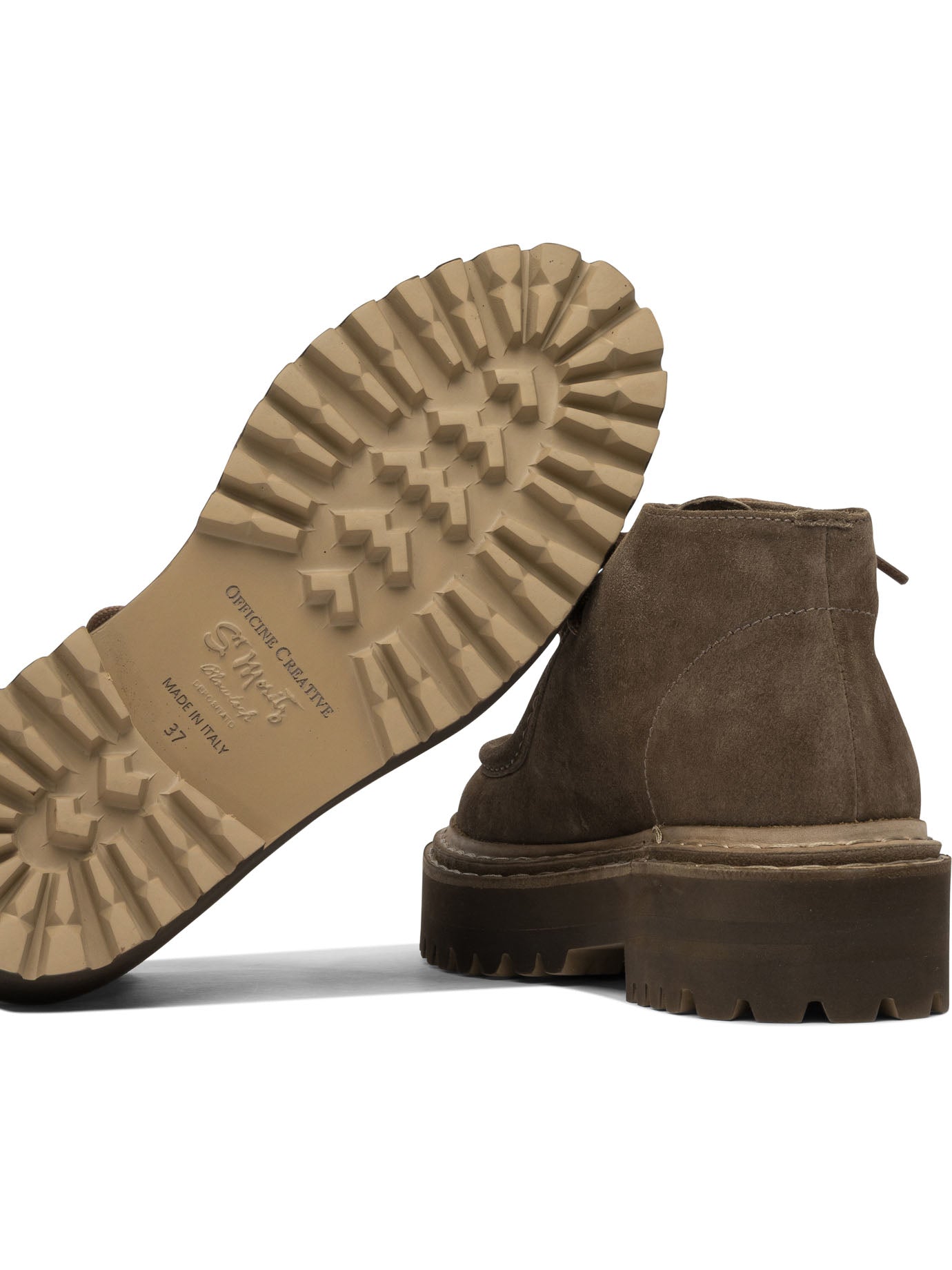 BEIGE RUBBER LOAFERS Officine Creative