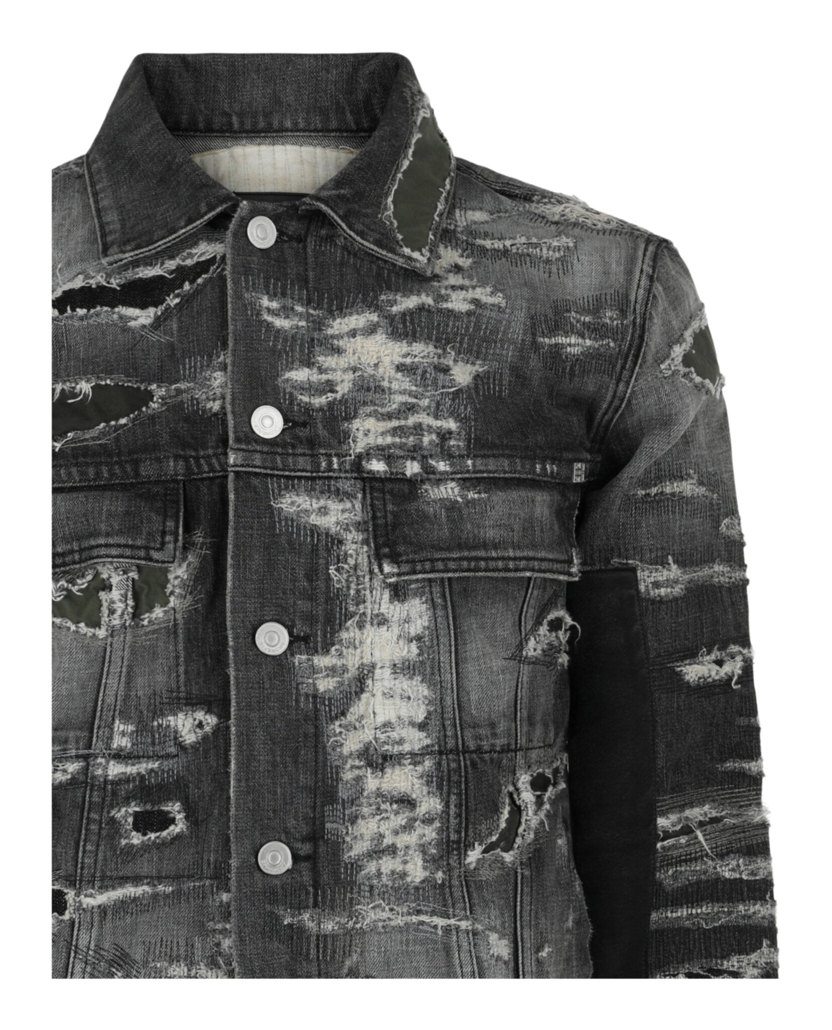 Givenchy Distressed Denim Jacket – Lord & Taylor