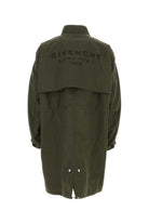 TWISTED ARM COTTON PARKA Givenchy