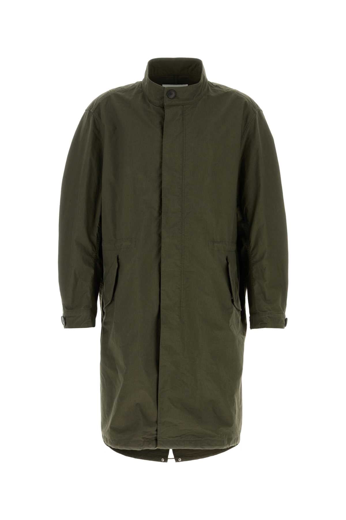 TWISTED ARM COTTON PARKA Givenchy GREEN 46
