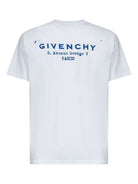 COTTON T-SHIRT WITH GIVENCHY STAMP PRINT Givenchy