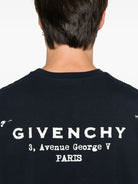 COTTON T-SHIRT WITH GIVENCHY STAMP PRINT Givenchy