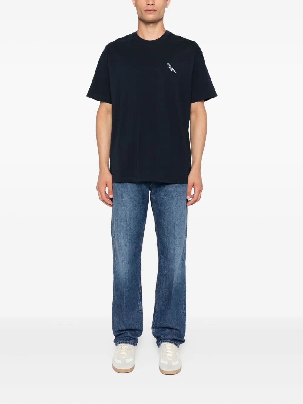 COTTON T-SHIRT WITH EMBROIDERED LOGO Givenchy