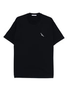COTTON T-SHIRT WITH EMBROIDERED LOGO Givenchy BLUE M