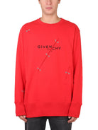 FELPA CON DETTAGLI DI METALLO Givenchy RED L