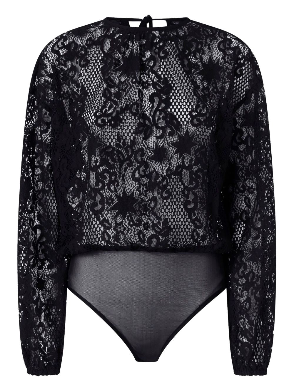 BLACK NYLON BLEND TOP Pinko BLACK 44
