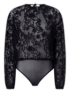 BLACK NYLON BLEND TOP Pinko BLACK 44