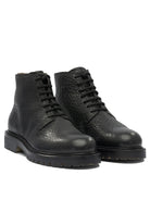 BLACK RUBBER ANKLE BOOTS Officine Creative