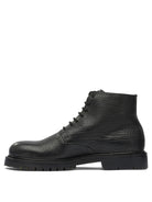 BLACK RUBBER ANKLE BOOTS Officine Creative