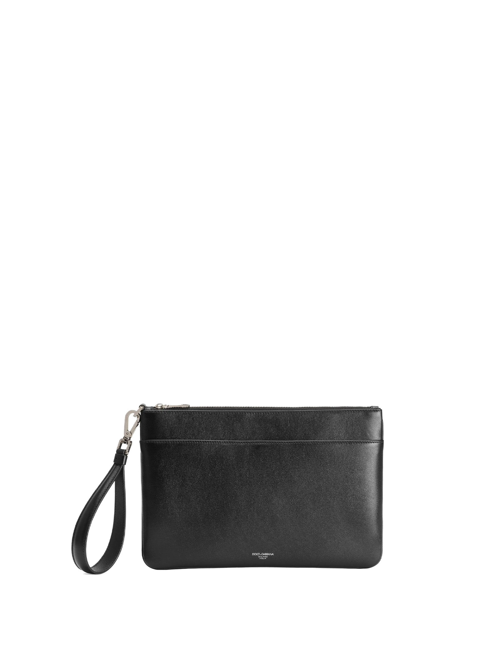 BLACK BOVINE POLYESTER BAGS Dolce & Gabbana BLACK UNI
