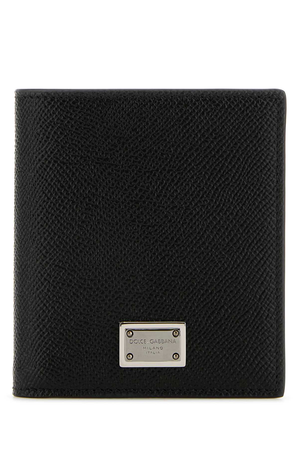 BLACK LEATHER WALLET Dolce & Gabbana BLACK TU