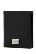 BLACK LEATHER WALLET Dolce & Gabbana