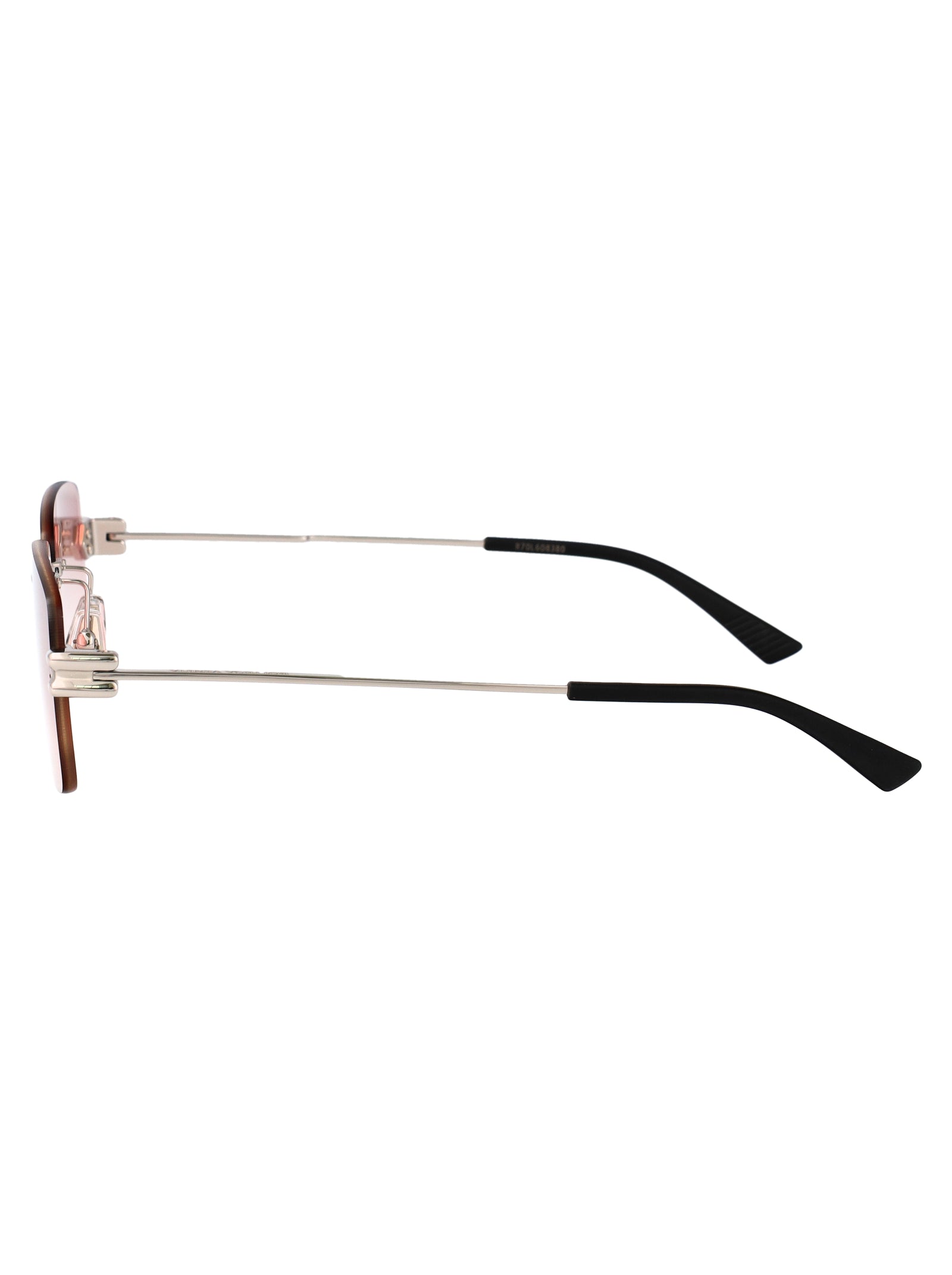 METALLIC SILVER SUNGLASSES Bottega Veneta