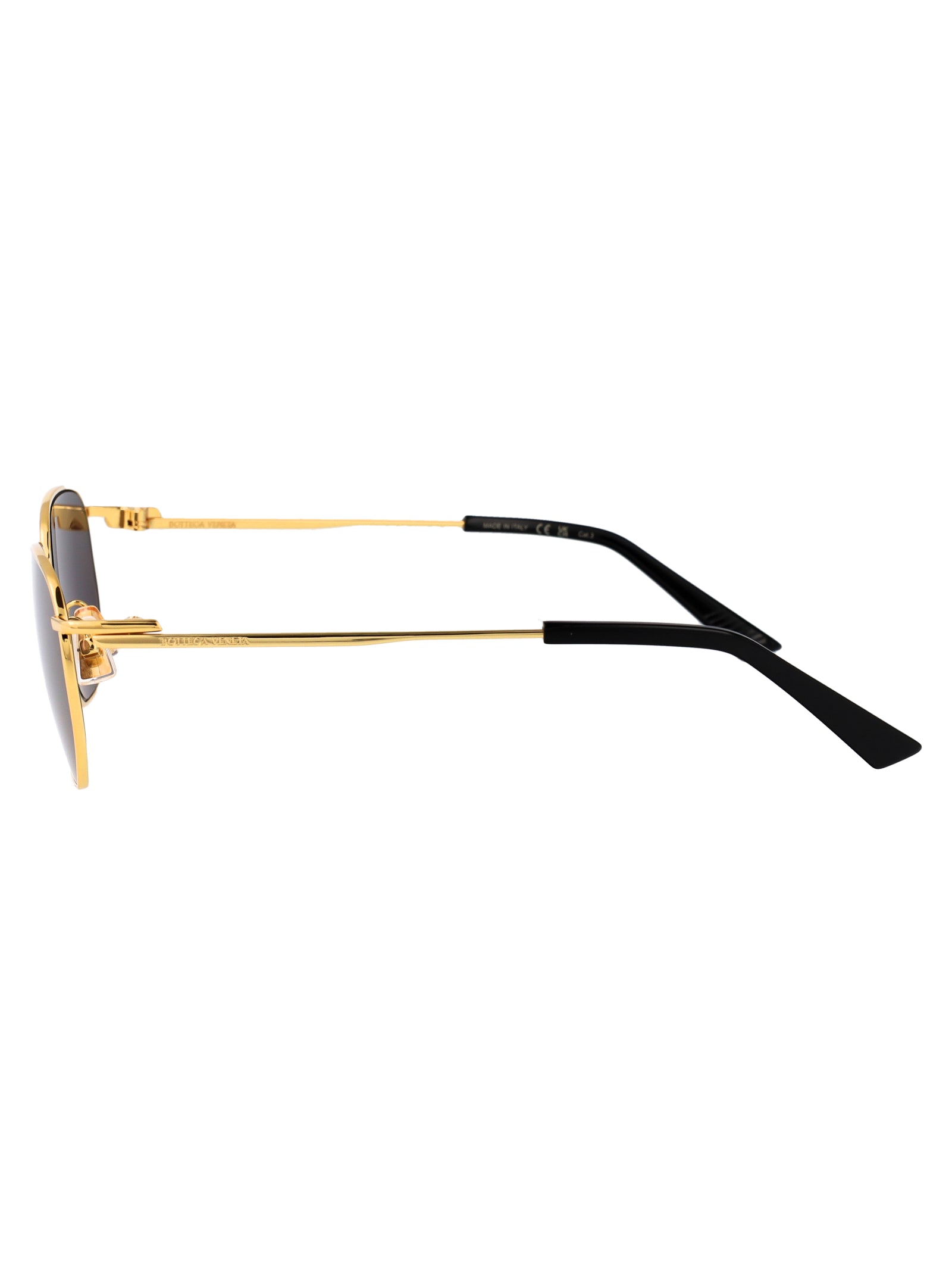 GOLD METAL SUNGLASSES Bottega Veneta
