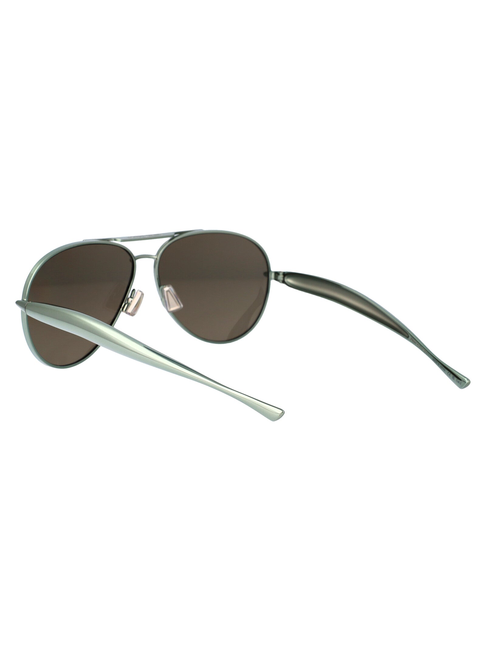 METALLIC GREEN SUNGLASSES Bottega Veneta