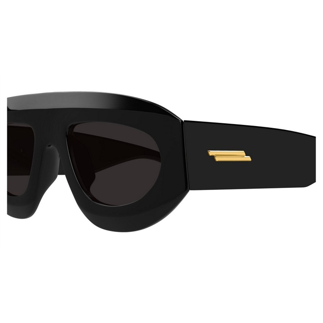 BLACK-BLACK-GREY ACETATE SUNGLASSES Bottega Veneta